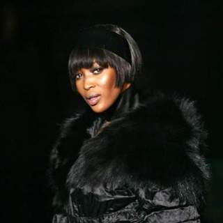 Naomi Campbell; in London Fashion Week - Fall/Winter 2007 - Julien Macdonald - Runway