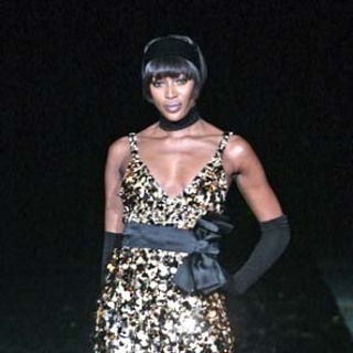 Naomi Campbell; in London Fashion Week - Fall/Winter 2007 - Julien Macdonald - Runway