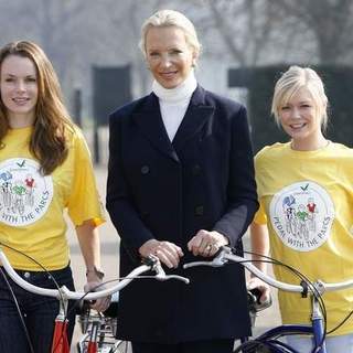 Amanda Holden in HRH Princess Michael of Kent Launches Center Parcs Pedal With The Parcs for Sparks.