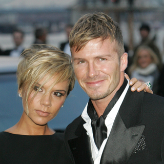 David Beckham;Victoria Adams; in 2007 Sport Industry Awards in London