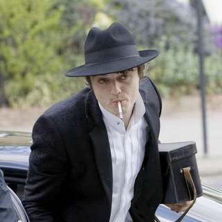 Pete Doherty; in Pete Doherty leaving the Thames Magistrates Court after a review hearing on April 18, 2007