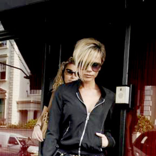 Victoria Beckham Leaving Cipriani's in London 04-21-07