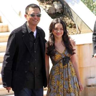 Wong Kar Wai;Norah Jones; in 2007 Cannes Film Festival - My Blueberry Nights - Photocall
