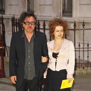 Tim Burton;Helena Bonham Carter; in Royal Academy Summer Exhibition 2007 - VIP Private View