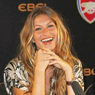 Gisele Bundchen; in Arsenal Football Club and Ebel Launch Their Partnership - Photocall
