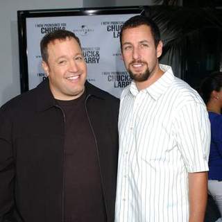 Adam Sandler;Kevin James; in I Now Pronounce You Chuck And Larry World Premiere presented by Universal Pictures