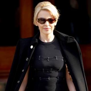 Kylie Minogue; in Kylie Minogue Departs BBC Radio 1 in London on November 12, 2007