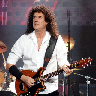 Brian May in Queen + Paul Rodgers in Concert at the Liverpool Echo Arena - October 18, 2008