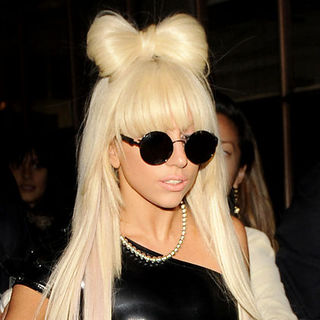Lady GaGa; in Lady Gaga Departs "The Scott Mills Show" at Radio 1 in London on January 16, 2009