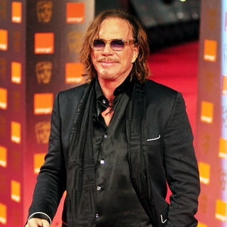 Mickey Rourke; in 2009 Orange British Academy of Film and Television Arts (BAFTA) Awards - Arrivals