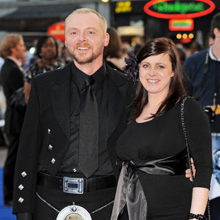 Simon Pegg;Maureen McCann; in "Star Trek" London Premiere - Arrivals