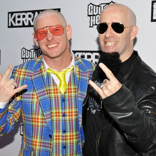 Corey Taylor;Scott Ian; in Kerrang! Awards 2009 - Arrivals