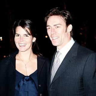 Angie Harmon;Jason Sehorn; in 150th Louis Vuitton Anniversary