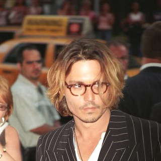 Johnny Depp; in Once Upon a Time in Mexico New York Premiere