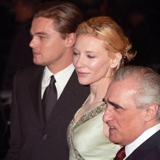 Leonardo DiCaprio;Cate Blanchett;Martin Scorsese; in The Aviator Movie Premiere