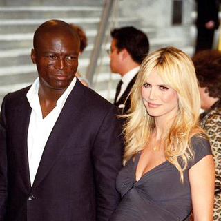 Heidi Klum;Seal; in 2005 CFDA Fashion Awards