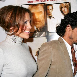 Jennifer Lopez;Marc Anthony; in An Unfinished Life New York City Premiere - After Party