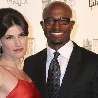 Taye Diggs;Idina Menzel; in 38th Annual Songwriters Hall of Fame Ceremony - Arrivals