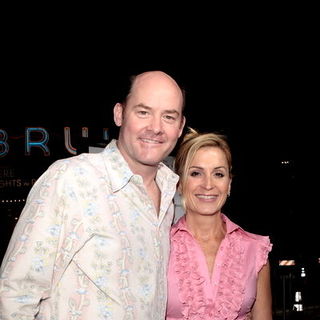 David Koechner, Leigh Koechner in "Sex Drive" Los Angeles Premiere - Arrivals