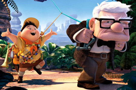 Carl and Russell in 'Up'