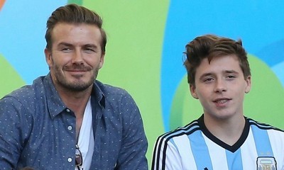 David Beckham and Son Brooklyn Involved in Car Accident