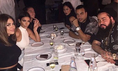Kim Kardashian Parties With French Montana in Abu Dhabi