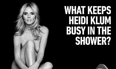 Heidi  Klum's Racy Sharper Image Ads Revised After Banned From Las Vegas Airport
