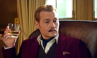 Johnny Depp Causes Explosion in International Trailer of 'Mortdecai'