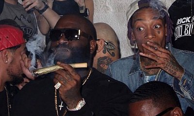 Rick Ross and Wiz Khalifa Smoke Huge Blunts Together