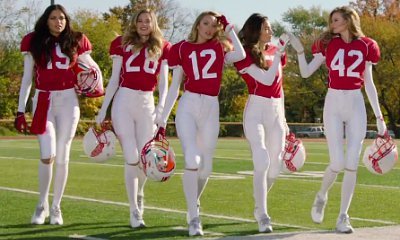 Adriana Lima, Behati Prinsloo and Three Other Angels Play Football in New Victoria's Secret Ad