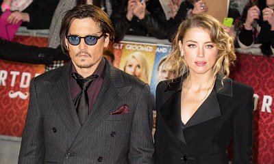 Johnny Depp Accompanied by Amber Heard at 'Mortdecai' London Premiere