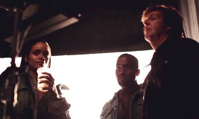 Rihanna Teases 'FourFiveSeconds' Music Video Ft. Kanye West and Paul McCartney