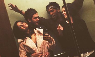 Selena Gomez Receives Back Hug From Zedd in Elevator