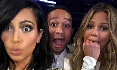 Kim Kardashian Tweets Picture of Funny Reaction to Beck's Best Album Win at the Grammys