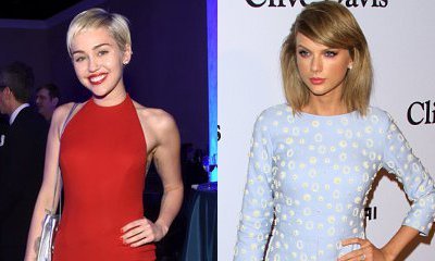 Miley Cyrus And Taylor Swift Glam Up At Clive Davis Pre Grammy Party