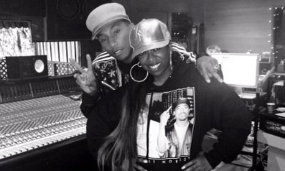 Missy Elliott and Pharrell Pictured Hitting the Studio Together