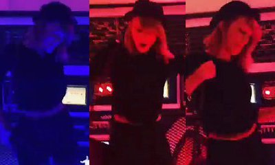 Video: Taylor Swift Does 'Embarrassing' Dance at Her Own Grammy Museum Exhibit
