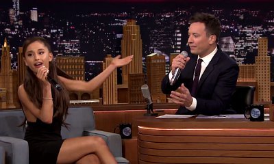 Ariana Grande Channels Celine Dion Has Sing Off With Jimmy