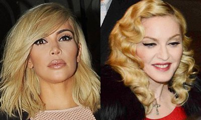 Kim Kardashian Admits Madonna Inspires Her Platinum Blond Makeover