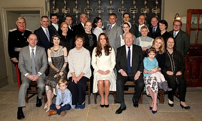 Pregnant Kate Middleton Visits 'Downton Abbey' Set