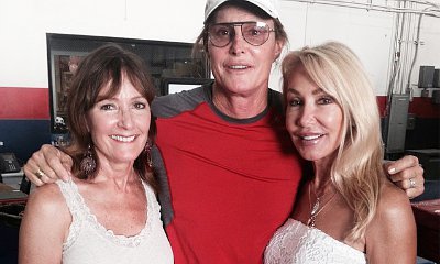 Bruce Jenner Takes Photo With His Two Ex-Wives