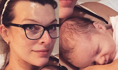 Milla Jovovich Shares New Pic of Newborn Daughter Dashiel