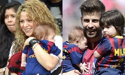 Shakira Brings Sons Milan and Sasha to Cheer on Gerard Pique at His Soccer Match