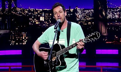 Video: Adam Sandler Sings Tribute Song to David Letterman