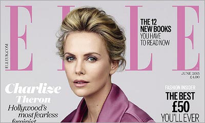 Charlize Theron Sparkles on ELLE Cover, Calls Sean Penn 'The Love of My Life'