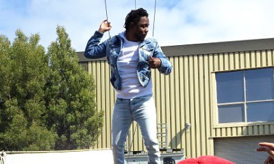 Kendrick Lamar Films 'Alright' Music Video in Treasure Island
