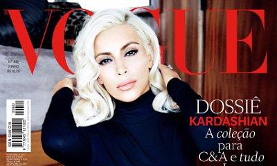 Kim Kardashian Channels Marilyn Monroe for Vogue Brazil