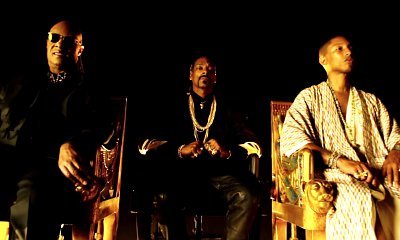 Snoop Dogg, Pharrell and Stevie Wonder Time Travel to the Future in 'California Roll' Video