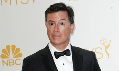 Stephen Colbert's Desk Auction Helps Raise $800K for Schools in South Carolina