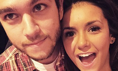 Zedd and Nina Dobrev Pose for Cute Selfie